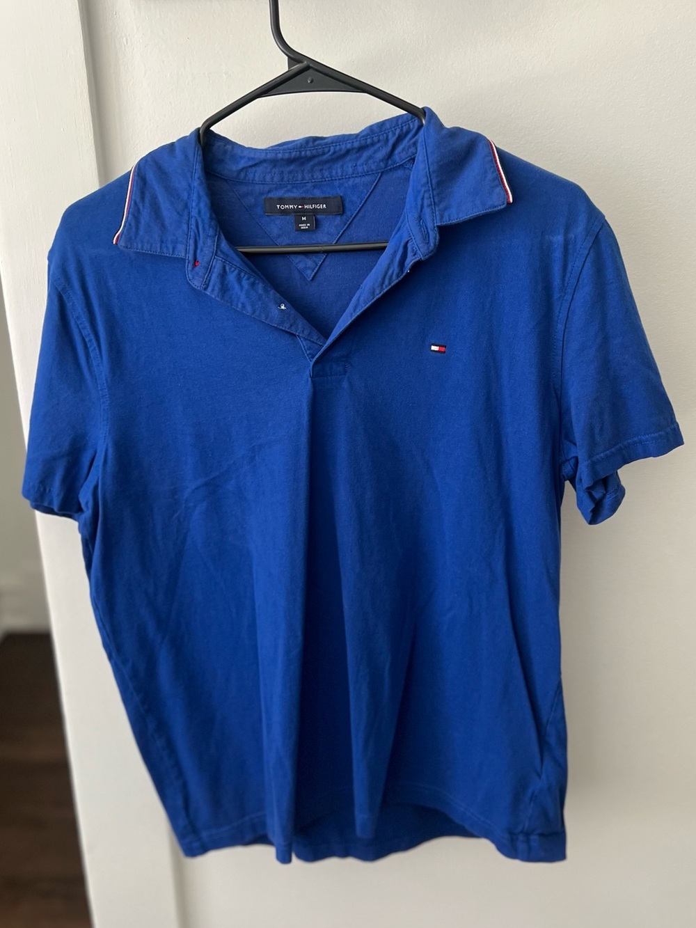 Tommy Hilfiger Royal Blue Polo with Contrast Trim